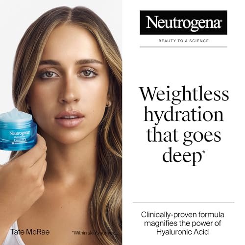 Neutrogena Hydro Boost Water Gel with Hyaluronic Acid for Normal to Oily Skin, 1.7 fl. oz + Trial Size Hydro Boost Facial Cleanser, 0.5 fl. oz Avelisse