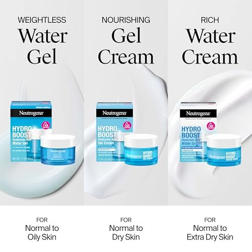 Neutrogena Hydro Boost Water Gel with Hyaluronic Acid for Normal to Oily Skin, 1.7 fl. oz + Trial Size Hydro Boost Facial Cleanser, 0.5 fl. oz Avelisse