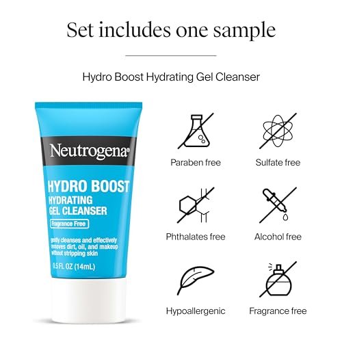 Neutrogena Rapid Wrinkle Repair Retinol Face Moisturizer Night Cream with Hyaluronic Acid, 1 fl. oz + Trial Size Hydro Boost Facial Cleanser, 0.5 fl. oz - görsel 14