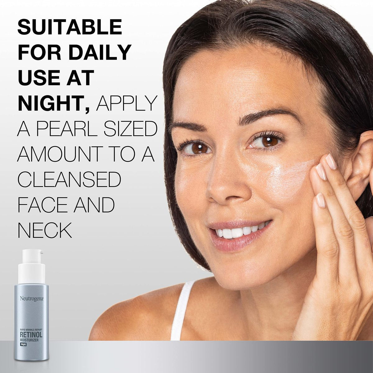 Neutrogena Rapid Wrinkle Repair Retinol Face Moisturizer Night Cream with Hyaluronic Acid, 1 fl. oz + Trial Size Hydro Boost Facial Cleanser, 0.5 fl. oz - görsel 7