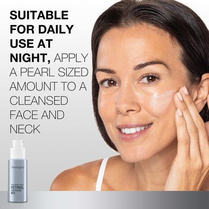 Neutrogena Rapid Wrinkle Repair Retinol Face Moisturizer Night Cream with Hyaluronic Acid, 1 fl. oz + Trial Size Hydro Boost Facial Cleanser, 0.5 fl. oz