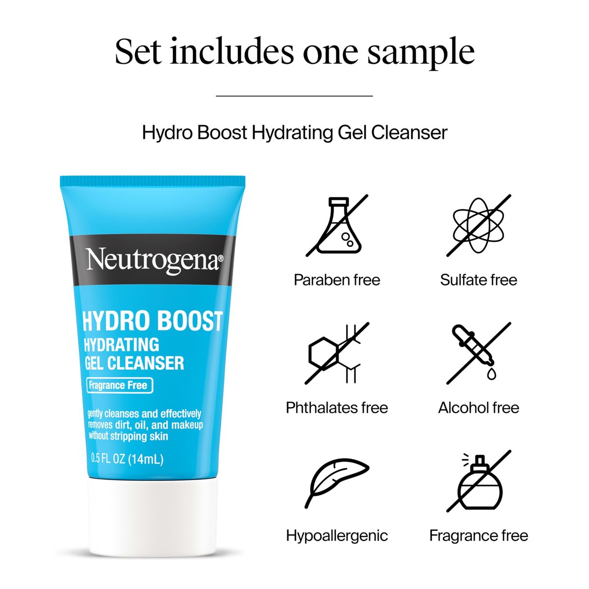 Neutrogena Rapid Wrinkle Repair Retinol Face Moisturizer Night Cream with Hyaluronic Acid, 1 fl. oz + Trial Size Hydro Boost Facial Cleanser, 0.5 fl. oz - görsel 13