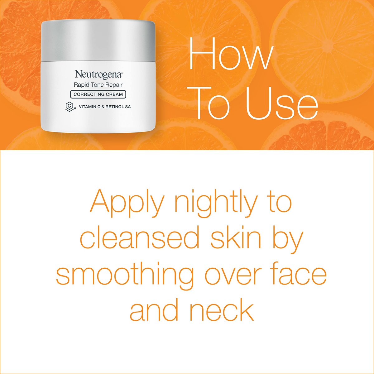 Neutrogena Rapid Tone Repair Retinol + Vitamin C Face Moisturizer with Dark Spot Corrector & Hydro Boost Facial Cleanser Trial Size Avelisse