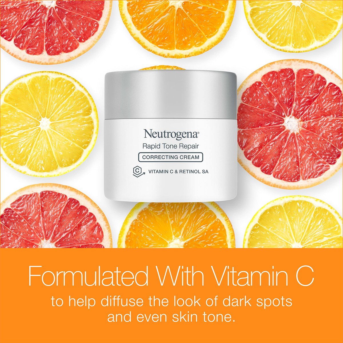 Neutrogena Rapid Tone Repair Retinol + Vitamin C Face Moisturizer with Dark Spot Corrector & Hydro Boost Facial Cleanser Trial Size Avelisse