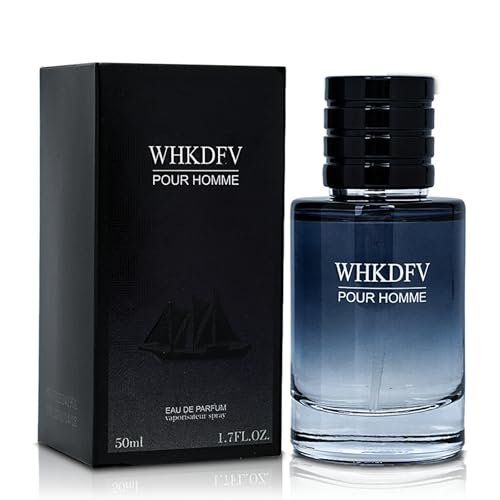 WHKDFV Eau de Toilette Pheromone Cologne for Men - Citrus Fresh Long-Lasting Spray Perfume with Lemon Pepper and Cedar Base Notes, 1.7 oz Portable Cologne for Everyday Elegance and Special Occasions - görsel 1