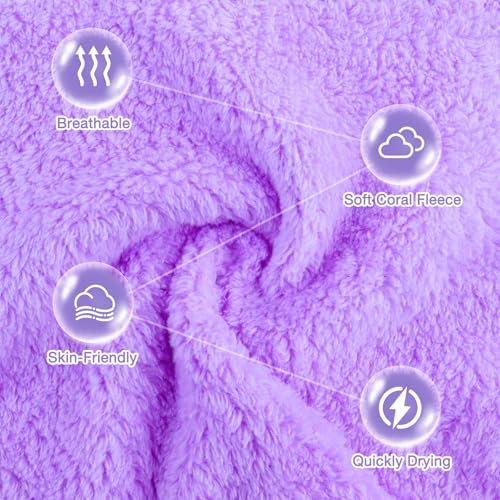 JOHOKAKITI Makeup Remover Cloths 28 Pack - Super Soft Premium Coral Velvet Facial Cleansing Towels 7x7 Inch, Highly Absorbent Microfiber Reusable Washcloths for Face, Eye, Lips - görsel 8