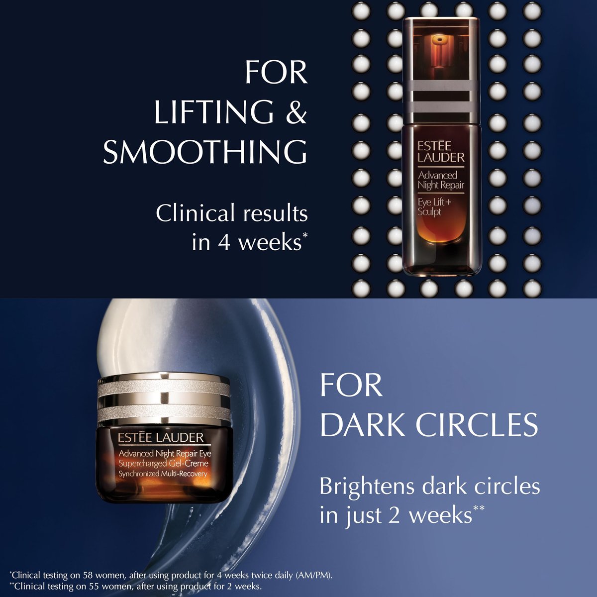 Estée Lauder Advanced Night Repair Eye Lift + Sculpt | Eye Cream with 2HA Volume Filler & Hexapeptide-8, 0.5 Fl Oz Avelisse