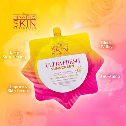 HikariSkin Essentials Ultra Fresh Sunscreen SPF 50 - 50ml Avelisse