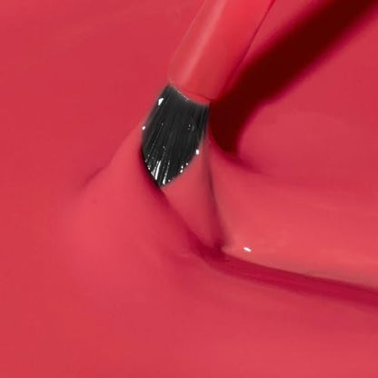 Dazzle Dry Nail Lacquer (Step 3) - Let's Get Away - Vivid Coral Reddish-Pink Nail Polish, Full Coverage Cream, 0.5 fl oz Avelisse
