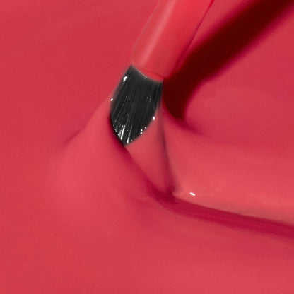 Dazzle Dry Nail Lacquer (Step 3) - Let's Get Away - Vivid Coral Reddish-Pink Nail Polish, Full Coverage Cream, 0.5 fl oz Avelisse