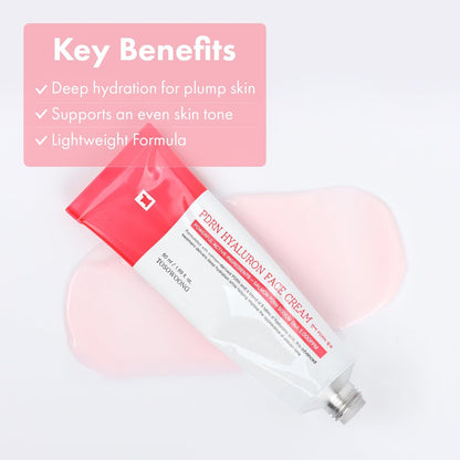 TOSOWOONG PDRN Hyaluron Face Cream - 5,000ppm Salmon DNA, Niacinamide, Hyaluronic Acid & Panthenol Moisturizer for Hydrating, Firming & Uneven Skin Tone - Korean Skincare, 50ml Avelisse