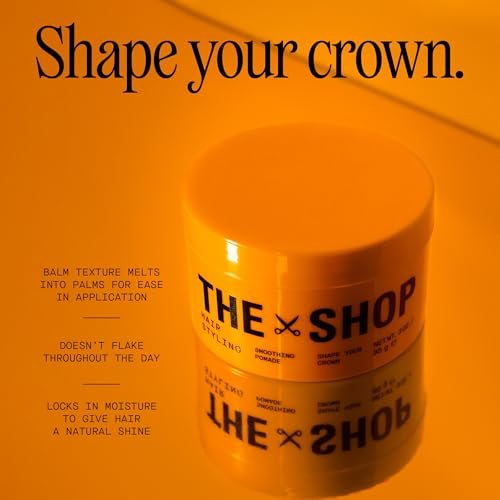 The Shop by LeBron James Men's Smoothing Hair Pomade – Medium Hold, Natural Finish, Mango Seed Extract, 3.4 Fl Oz - görsel 6