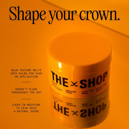 The Shop by LeBron James Men's Smoothing Hair Pomade – Medium Hold, Natural Finish, Mango Seed Extract, 3.4 Fl Oz
