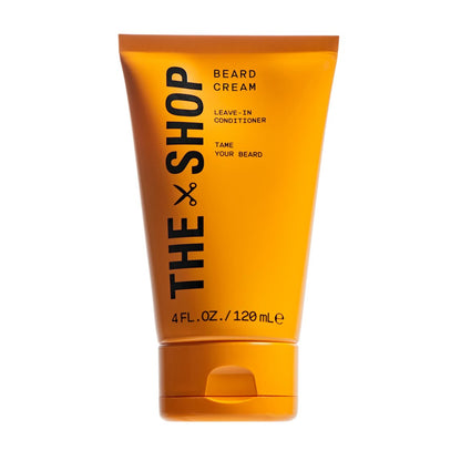The Shop by LeBron James Men's Conditioning Beard Cream - Leave-In Moisturizer with Avocado Oil & Shea Butter, Softens, Hydrates & Tames Facial Hair, Lightweight & Non-Greasy, Eucalyptus Scent, 4 Fl Oz