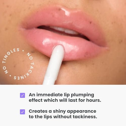 Wonderskin Lip Plumper Gloss - Lip Relapse Plumping Gloss for Fuller-Looking, Hydrating, Non-Sticky High-Shine Finish Avelisse