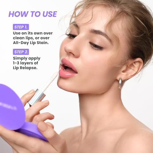 Wonderskin Lip Plumper Gloss - Lip Relapse Plumping Gloss for Fuller-Looking, Hydrating, Non-Sticky High-Shine Finish Avelisse