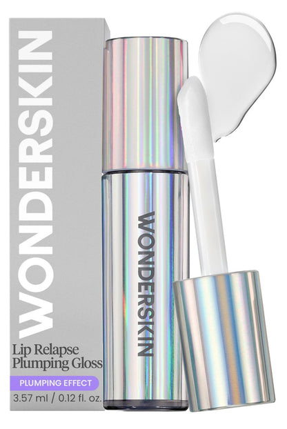 Wonderskin Lip Plumper Gloss - Lip Relapse Plumping Gloss for Fuller-Looking, Hydrating, Non-Sticky High-Shine Finish Avelisse