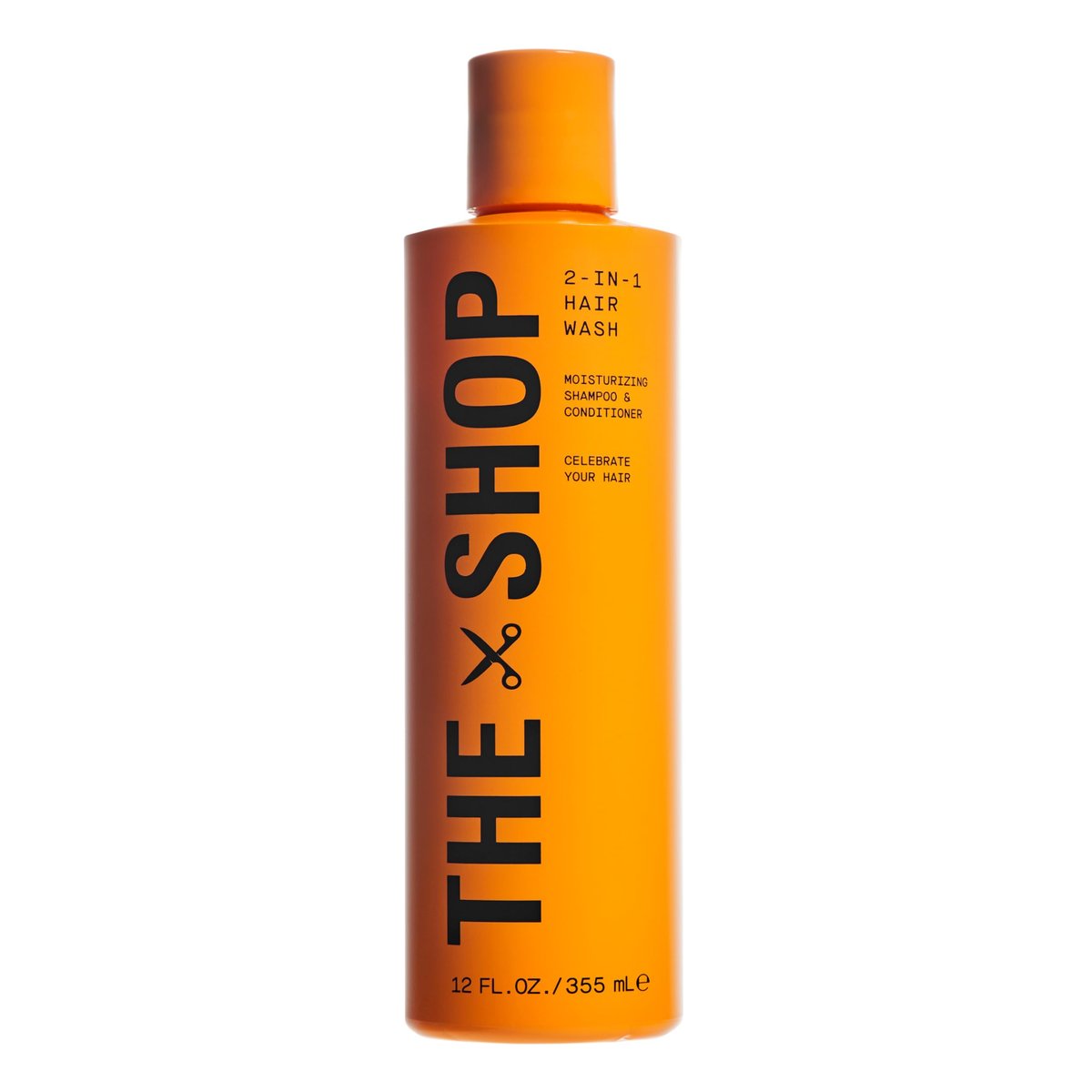The Shop by LeBron James Men's 2-in-1 Moisturizing Hair Wash - Shampoo & Conditioner with Coconut-Derived Cleansers, Hydrates Hair & Scalp, Smoothes & Shines, Refreshing Eucalyptus Scent, 12 Fl Oz - görsel 1