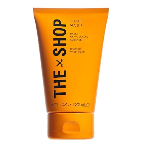 The Shop by LeBron James Men's Daily Exfoliating Face Wash - Gentle Cleanser for All Skin Types, Unclogs Pores, Removes Dirt & Oil, Eucalyptus Scent, 4 Fl Oz - görsel 2