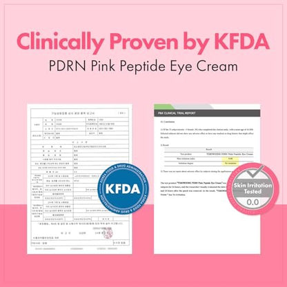TOSOWOONG PDRN Pink Peptide Eye Cream with Salmon DNA PDRN 5,000ppm – Anti-Aging Eye Treatment with Caffeine & Liposome Retinol for Fine Lines, Dark Circles & Wrinkles – Korean Skincare, 30ml Avelisse