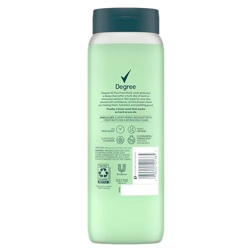 Degree All Day Fresh Body Wash Fresh Energy Deep Cleansing 20 Fl Oz - görsel 4