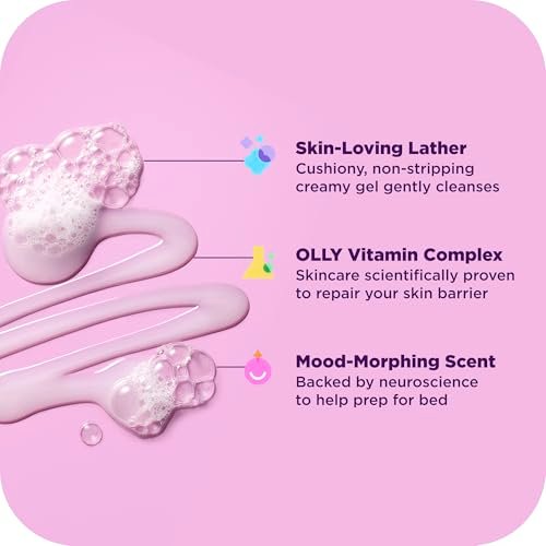 OLLY Renew Body Wash with Vitamin D, Retinol & Botanicals – Nourishing Cleanser for Skin Barrier Repair, Deep Hydration, Jasmine Bergamot Scent, 17oz - görsel 9