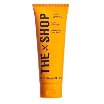 The Shop by LeBron James Men's Hydrating Face Lotion – Lightweight Daily Moisturizer for All Skin Types, Soothes Post-Shave Irritation, Protects Barrier, Non-Greasy Formula, Eucalyptus Scent, 3.4 Fl Oz