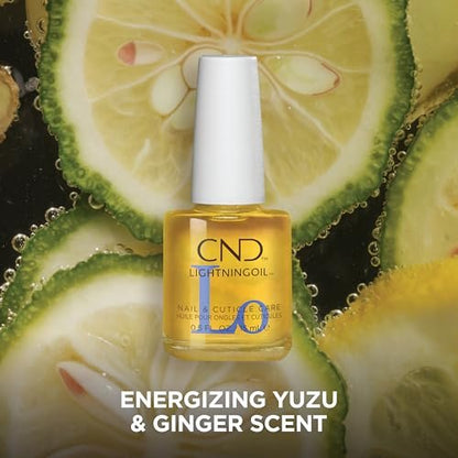 CND Lightning Oil – Fast-Absorbing Nail & Cuticle Hydration (0.5 fl oz) Avelisse
