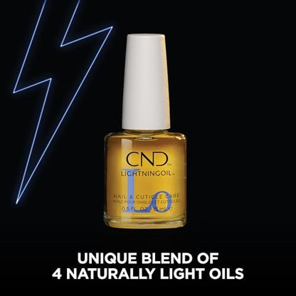 CND Lightning Oil – Fast-Absorbing Nail & Cuticle Hydration (0.5 fl oz) Avelisse