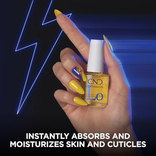 CND Lightning Oil – Fast-Absorbing Nail & Cuticle Hydration (0.5 fl oz) Avelisse