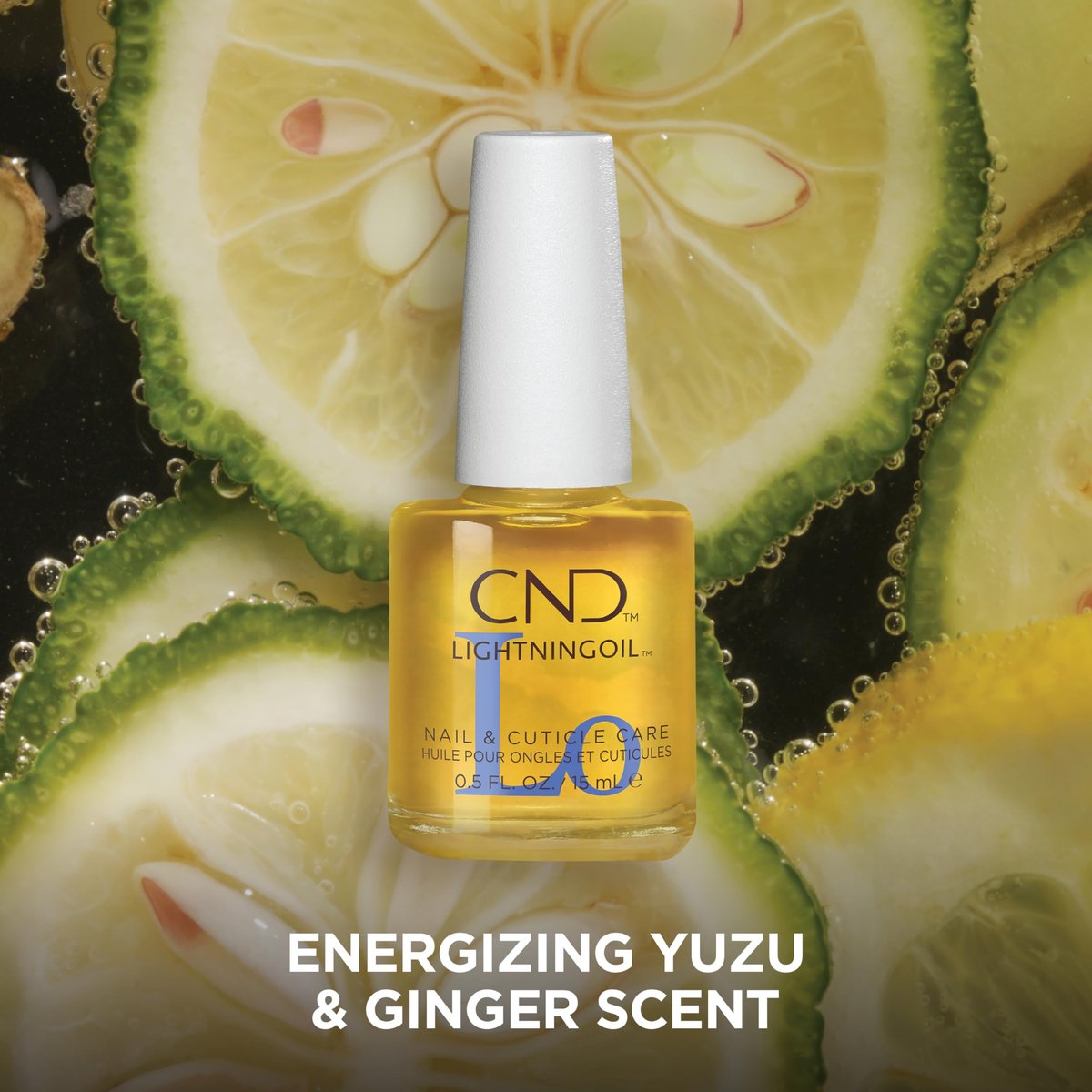 CND Lightning Oil – Fast-Absorbing Nail & Cuticle Hydration (0.5 fl oz) Avelisse