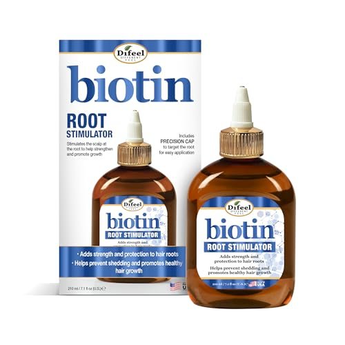 Difeel Biotin Root Stimulator 7.1 oz - Leave-In Root Treatment for Hair Strengthening & Growth
