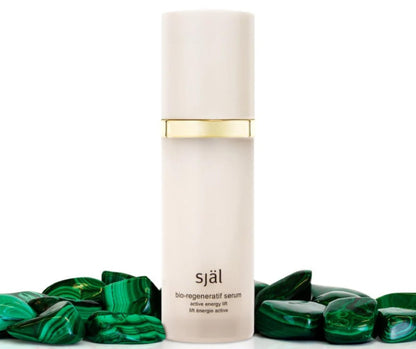 Sjal Bio-Regenerative Anti-Aging Face & Neck Serum – Luxuriously Light Peptide Complex with Hyaluronic Acid & Signature Gemstone Blend