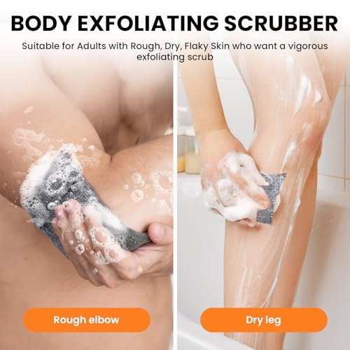 RIYNIBIY Soap Bag - 2 Pack Bar Soap Pouch for Deep Exfoliating, Body Scrubber Shower Sponge Loofah, Exfoliating Bath Sponge, Foaming Scrubba Wash Bag for Body Washing, Travel with Quick-Dry Mesh - görsel 12