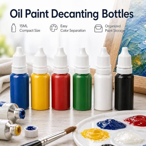 5 Pack 15ml (0.5oz) Small Plastic Dropper Bottles - Empty White Eye Liquid Dropper Bottles, Squeezable & Portable Travel Containers with Cap and Plug + Funnel - görsel 8