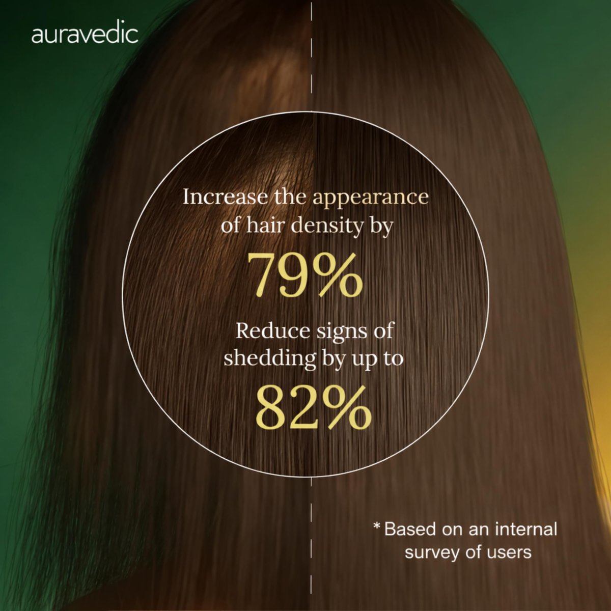 Auravedic Hair Growth Serum with 3% Redensyl & 4% Anagain | Nourishes Roots, Reduces Breakage & Supports Fuller Looking Hair | Rosemary, Bhringraj, Hibiscus | 1.01 Fl Oz (30ml) - görsel 15