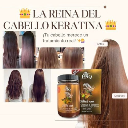 Keratina Capilar La Reina del Cabello – 850 ml – Deep Hydration & Smoothing Hair Conditioner with Argan Oil, Collagen, Wheat Protein & Vitamin E – Salt-Free & Paraben-Free Avelisse