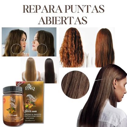 Keratina Capilar La Reina del Cabello – 850 ml – Deep Hydration & Smoothing Hair Conditioner with Argan Oil, Collagen, Wheat Protein & Vitamin E – Salt-Free & Paraben-Free Avelisse