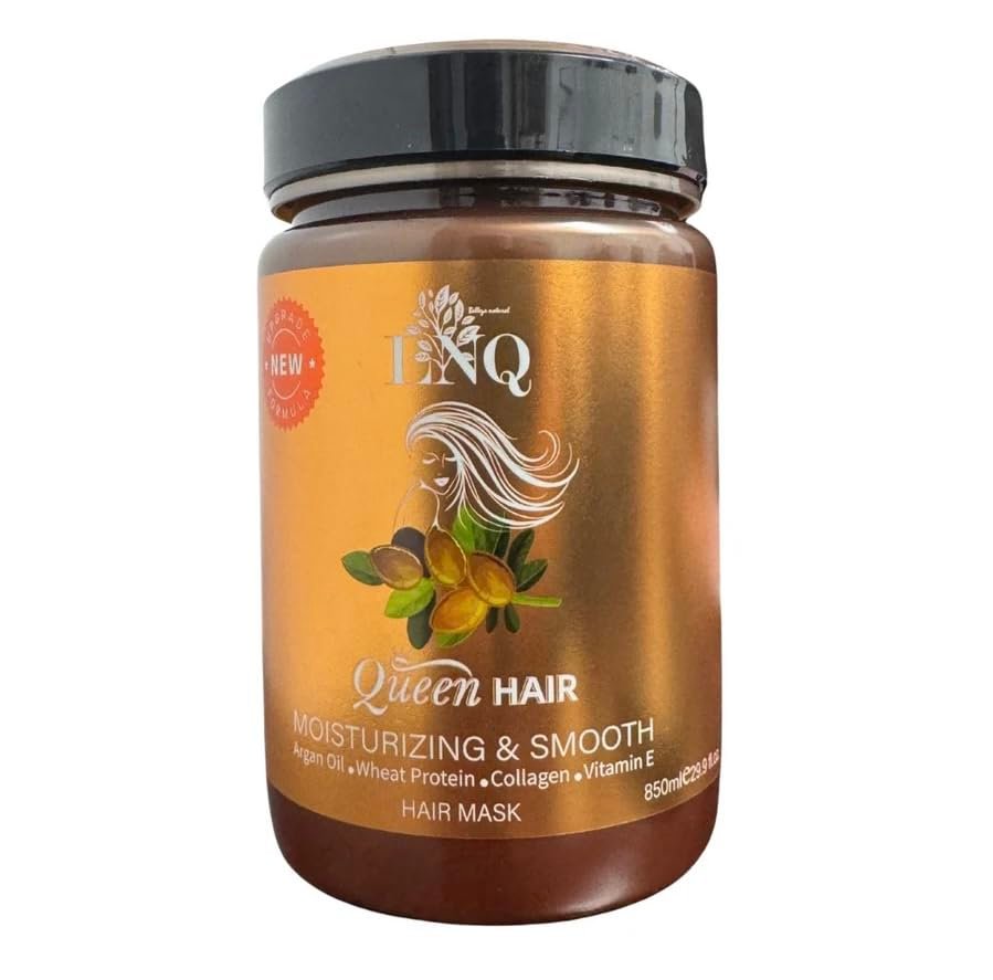 Keratina Capilar La Reina del Cabello – 850 ml – Deep Hydration & Smoothing Hair Conditioner with Argan Oil, Collagen, Wheat Protein & Vitamin E – Salt-Free & Paraben-Free Avelisse