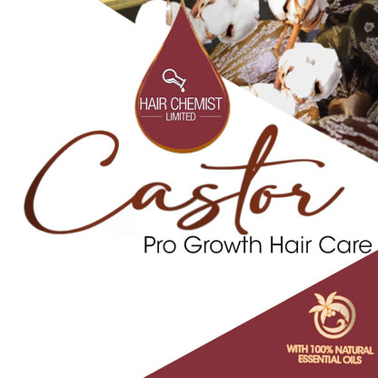 Hair Chemist Pro-Growth Natural Castor Hair Oil, 12 oz - Strengthening & Growth Stimulator Avelisse