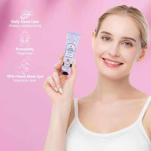 LIAYLILI 5 Pack Hand Cream Set - 30ml Gentle Hand Lotion Gift Set for Women, Mothers Day, Easter Basket Stuffers, Valentine's Day - görsel 10