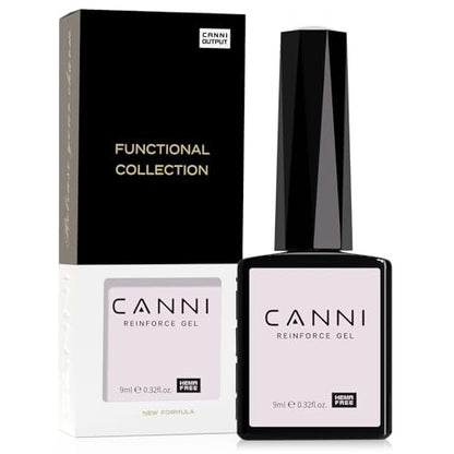 CANNI Nail Strengthening Reinforce Gel – Clear Hardener Polish for Weak, Damaged Nails, Long-Lasting Soak-Off DIY Nail Art