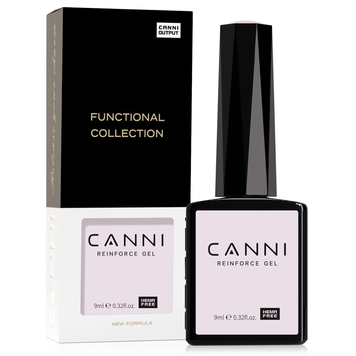 CANNI Nail Strengthening Reinforce Gel – Clear Hardener Polish for Weak, Damaged Nails, Long-Lasting Soak-Off DIY Nail Art - görsel 1