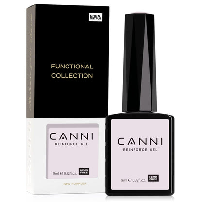 CANNI Nail Strengthening Reinforce Gel – Clear Hardener Polish for Weak, Damaged Nails, Long-Lasting Soak-Off DIY Nail Art