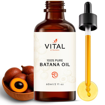 Vital Strands Batana Oil for Hair Growth – 100% Pure & Organic Botana Oil from Honduras – Strengthens, Thickens & Restores Natural Hair – Cold Pressed Raw Scalp & Hair Treatment for Men & Women – 60ml Avelisse