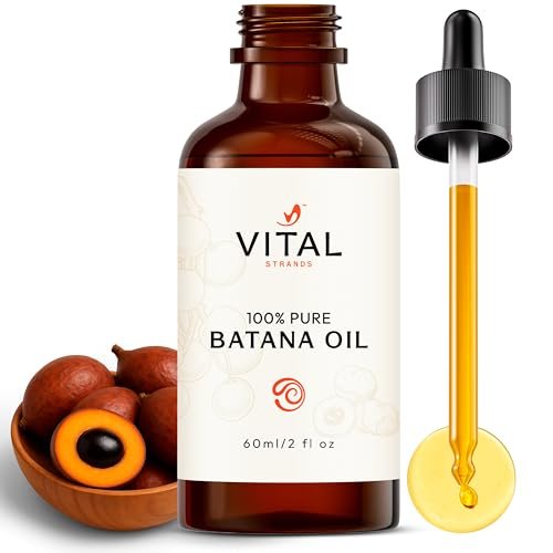 Vital Strands Batana Oil for Hair Growth – 100% Pure & Organic Botana Oil from Honduras – Strengthens, Thickens & Restores Natural Hair – Cold Pressed Raw Scalp & Hair Treatment for Men & Women – 60ml Avelisse