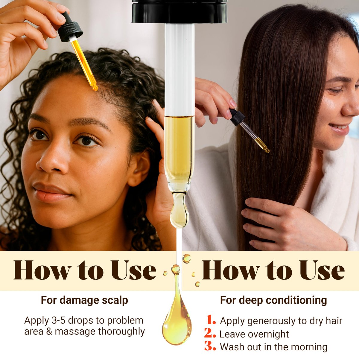 Vital Strands Batana Oil for Hair Growth – 100% Pure & Organic Botana Oil from Honduras – Strengthens, Thickens & Restores Natural Hair – Cold Pressed Raw Scalp & Hair Treatment for Men & Women – 60ml Avelisse