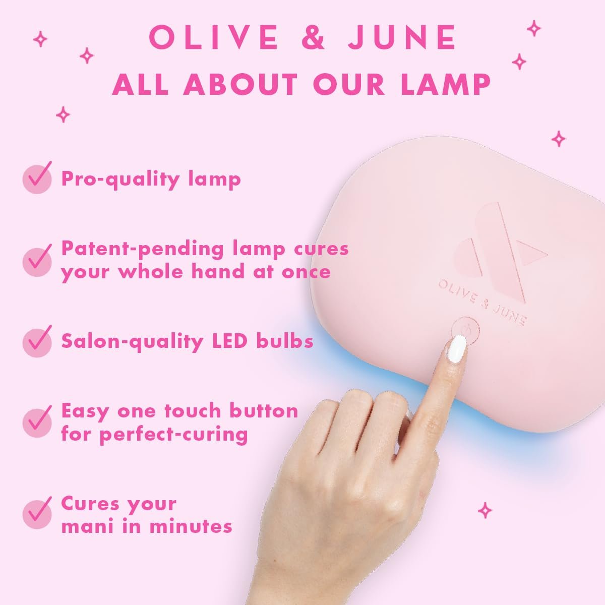 Olive & June Gel Polish Base Coat – Long Lasting, HEMA-Free & Cruelty-Free, UV LED Nail Lamp Required, 0.46 Fl Oz - görsel 13
