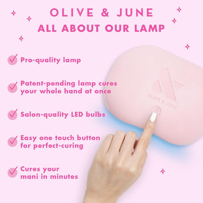 Olive & June Gel Polish Base Coat – Long Lasting, HEMA-Free & Cruelty-Free, UV LED Nail Lamp Required, 0.46 Fl Oz