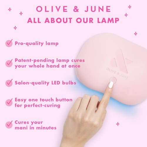 Olive & June Gel Polish Base Coat – Long Lasting, HEMA-Free & Cruelty-Free, UV LED Nail Lamp Required, 0.46 Fl Oz - görsel 14